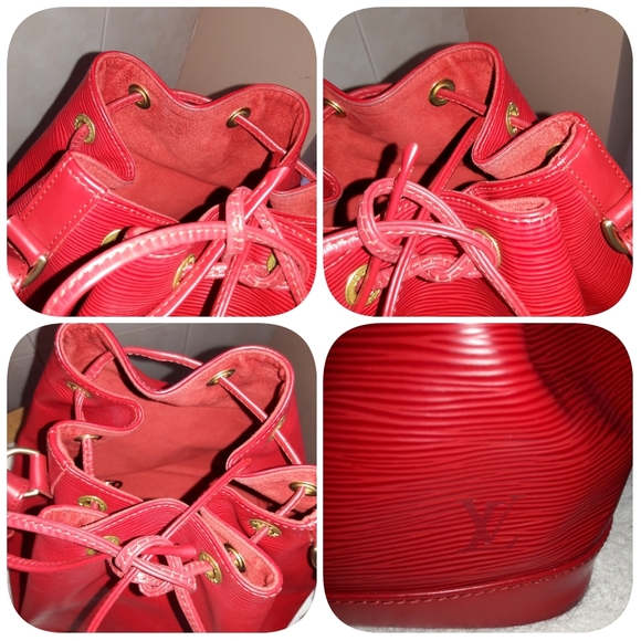 💯Authentic Louis Vuitton Epi Red noe - Picture 3 of 8
